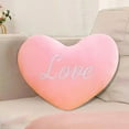 thumbnail image 2 of Heart Shaped Pillow 7in Plush Red Decorative Cushion, Valentine's Day Gift Throw Pillow with Love Words, Soft Fluffy Heart Pillow for Friends, Girls, Children, Living Room Decor, 2 of 5