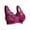Purple, variant on WZXFASHION Women's Bra Without Underwire Push Up Seamless Comfort Sports Bra Padded Lace Bra Soft Seamless Stretch Bustier Medium Hold Non Wired Sleep Bra Classic Top For Everyday Bra Black M