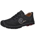 thumbnail image 2 of Botines cortos de punta redonda a la moda para hombre, botines de otoño e invierno, botines cortos antideslizantes para exteriores, botas de invierno con cordones informales Wmkox8yii 123q1557, 2 of 5