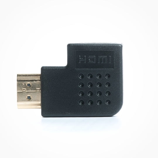 Vertical Flat Left Angle HDMI Adapter By FireFold
