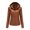 Brown, variant on Vedolay Warm Winter Coats for Women Hooded Coats Warm Cardigan Jackets Loose Outwear Pink,S