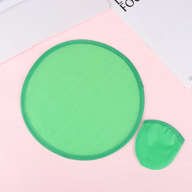 Disque Volant Pliable Portable Coloré pour Fêtes d'Été Jouets Extérieurs Feuille de Papier Colorée pour Adultes et Enfants
