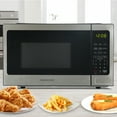 thumbnail image 3 of Farberware 0.9 cu ft Microwave Oven, 900W Countertop Microwave Oven with 8 Auto Cook Settings, Stainless Steel, 3 of 5
