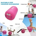 thumbnail image 6 of Air Roller Gymnastics Barrel For Tumbling, Inflatable Air Barrel For Back Handspring Training, Gymnastic Equipment With Pump For Yoga Training Cheerleading Home Use, 6 of 6
