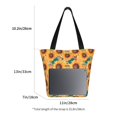 thumbnail image 3 of KLL Tote Bag for Women Beautiful Bohemian Sunflower Print Shopping Grocery Reusable Bags for Office School Shopping Travel, 3 of 6