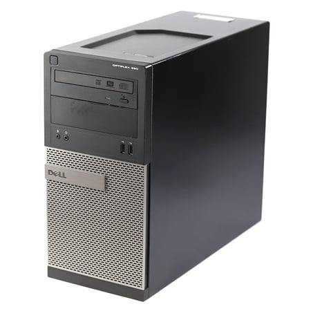 Restored Dell Desktop Computer PC Intel Core i3- 2100 3.1 GHz 8GB 500GB HDD DVD Wi-Fi Windows 10 Home (Refurbished)