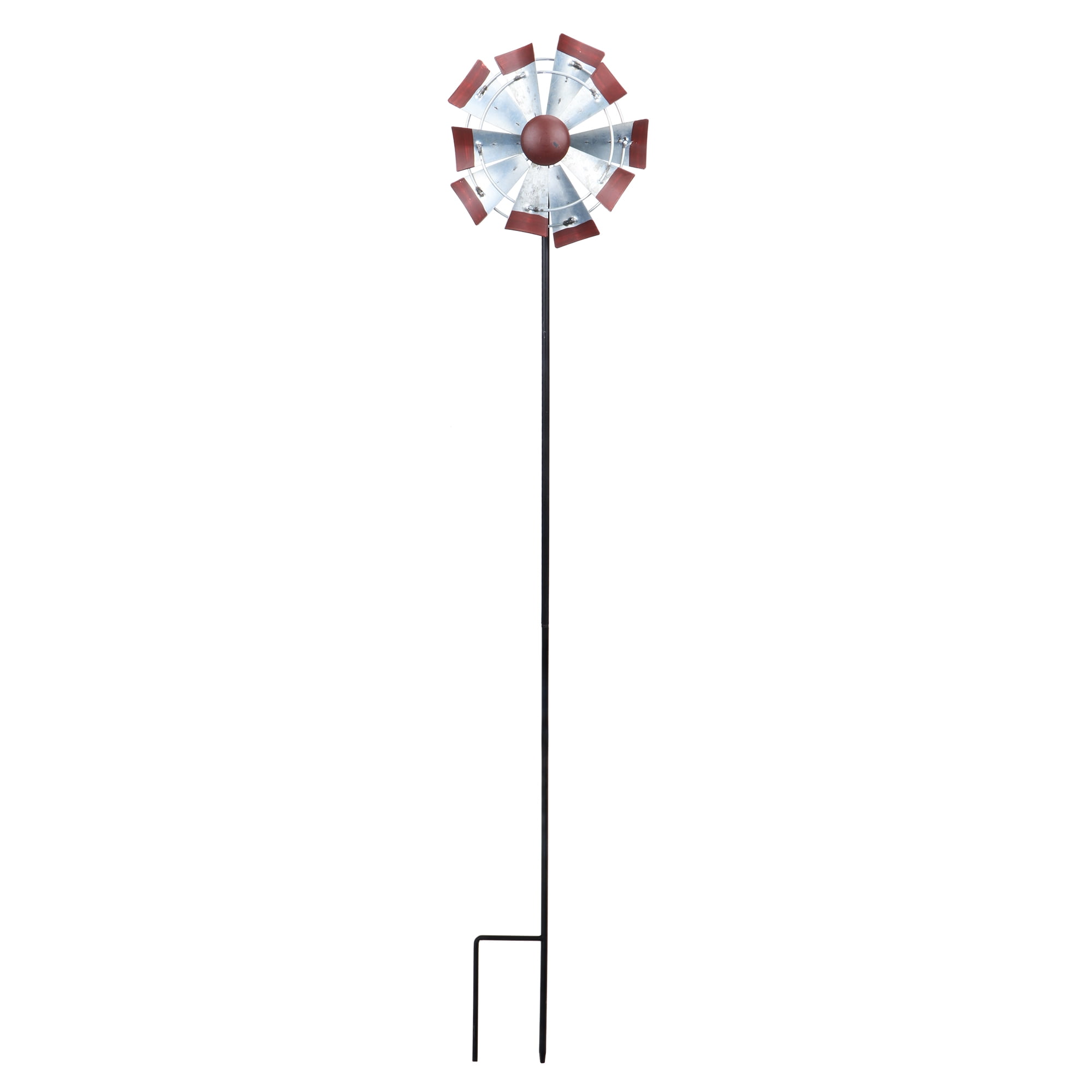 Mainstays Outdoor Industrial Metal Wind Spinner Stake