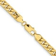 thumbnail image 3 of Auriga Fine Jewelry 10K Yellow Gold 6.75 mm Solid Miami Cuban Chain Necklace for Men's 24", 3 of 6