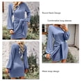 thumbnail image 3 of Vestido De Fiesta, Vestido De Mujer Con Correa En La Cintura, Cuello Redondo Para Citas Para Vacaciones ANGGREK AJ1711, 3 of 6