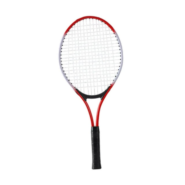 Langgg Raquette de Tennis Seulement Équipement de Tennis Portable pour Cour Arrière Adultes Plage Récréatif Rouge Enfants Rouge