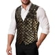 thumbnail image 2 of Camiseta sin mangas con cuello en V para hombre, camiseta con lentejuelas para presentador de escenario, chaqueta sin mangas para asistir a una fiesta formal de noche, chaleco con cuello en V para hom, 2 of 8