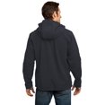 thumbnail image 3 of Port Authority Textured Hooded Soft Shell Jacket. J706, 3 of 3