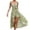 Yellow, variant on IROINNID Women's V-Neck A-Line Dress Fashion Casual Flowers Printed Sling Sleeveless Irregular Large Hem Culottes Knee-Length Dress