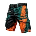 thumbnail image 5 of CONZONE Mens Cargo Shorts Buttons Summer Shorts For Men Camouflage Lightweight Loose Fit Outdoor Shorts With Pockets, 5 of 5