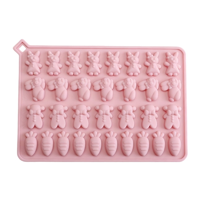 Chocolate Conejo de Pascua para Hornear Moldes de Plástico 30x20x0.85cm Material de Uso Alimentario Herramientas de Cocina