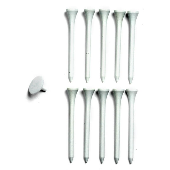 10 x 2 3/4" Golf Combo / Tournament Packs - 10 Tees, 1 Ball Marker Per Pack