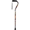 Carex Ergonomic Offset Aluminium Cane with Wrist Strap, for All Occasions, 250 lb Weight Capacity