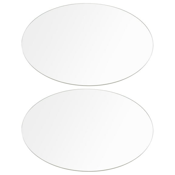 2 Pcs Clear Circle Blanks Polycarbonate Round Acrylic Sheet