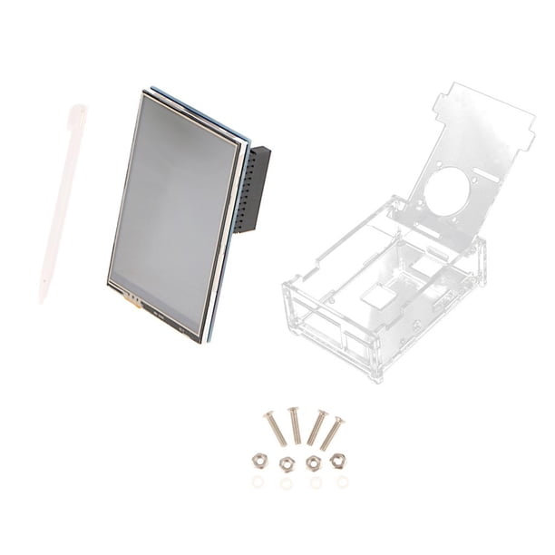 Pantalla Táctil Acrílica De 3,5 Pulgadas Con Estuche Y Lápiz Táctil Para 3 Hugo Pantalla LCD para Raspberry Pi 3