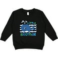 thumbnail image 2 of Inktastic Whale Little Brother Toddler Sweatshirt, 2 of 4