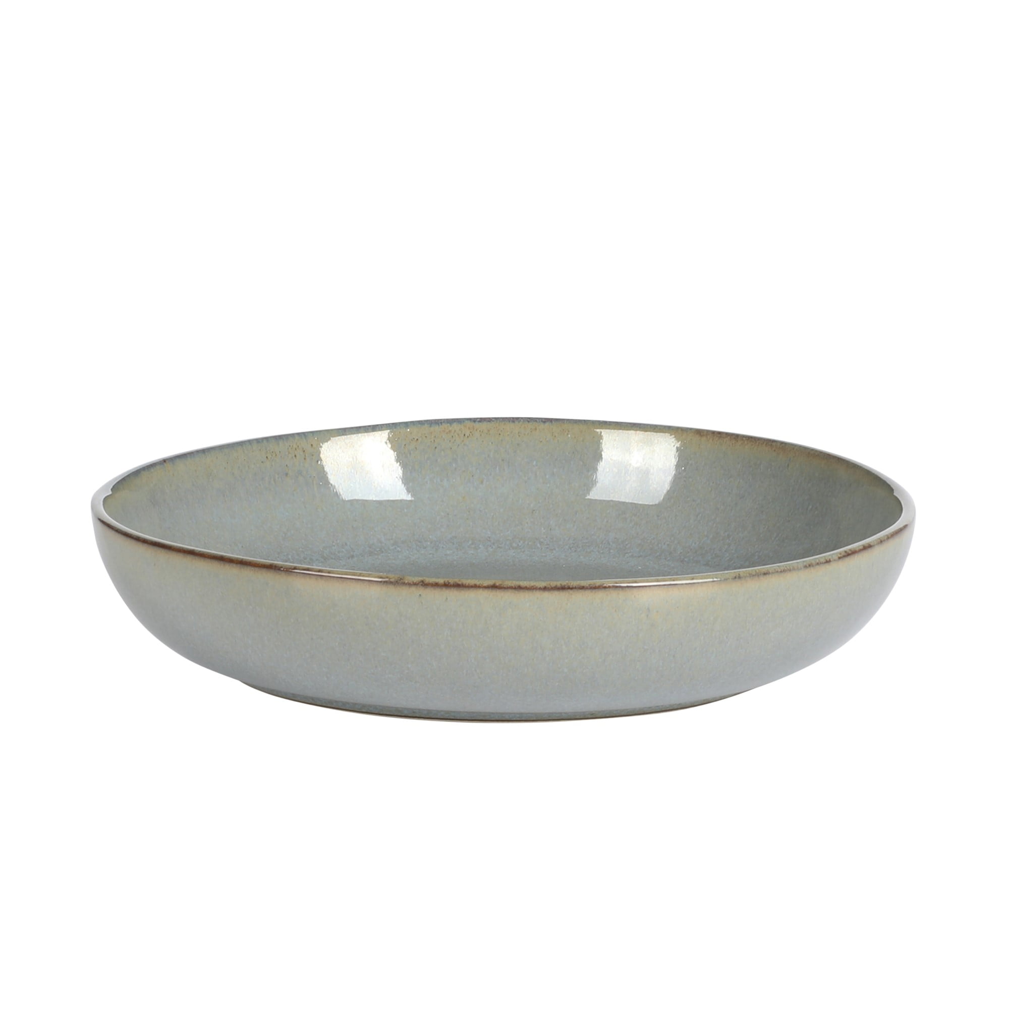 Gibson Elite Berea 16 Piece (Service for 4) Plates and Bowls Stoneware Dinnerware Set -Green