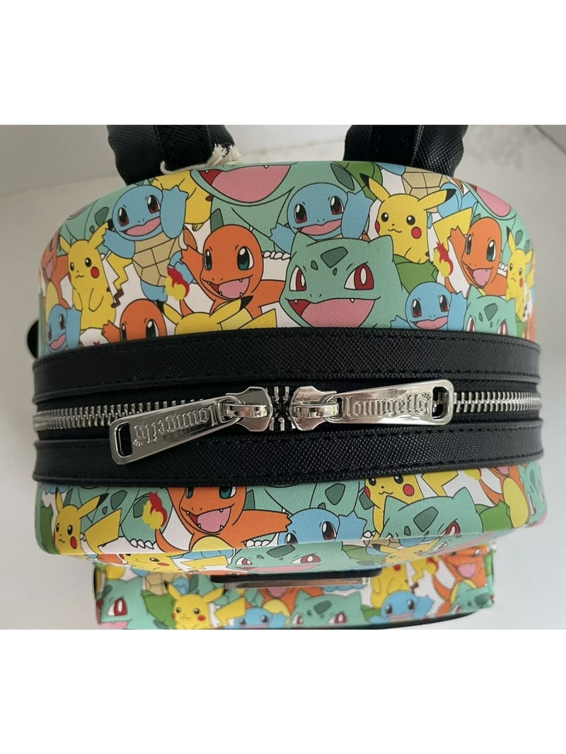 Loungefly Pokemon Starters All-Over Print Mini Backpack  display picture 1