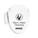 thumbnail image 1 of Asiento de inodoro para bidé Kohler PureWash E580 alargado, blanco, 1 of 7
