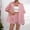 Red, variant on YHAJDS Piece Striped Set for Women Summer Travel Outfits Long Sleeve Collar Print Top Shorts