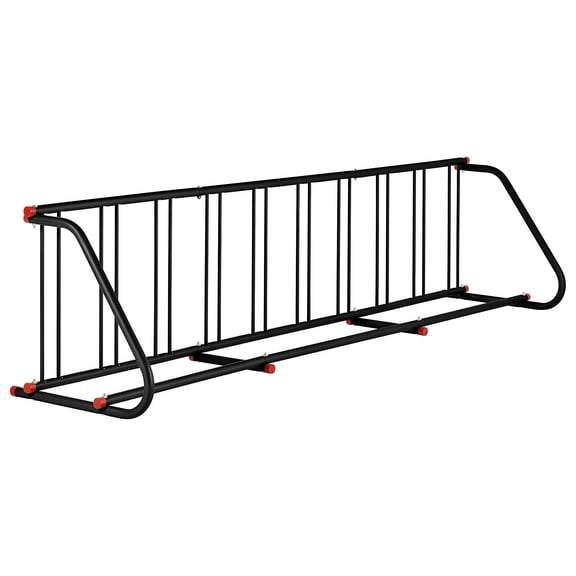 Geetinfly Commercial 10-Bike Grid Rack, Heavy Duty Metal Garage Floor Stand, Outdoor Bicycle Parking for Retail & Schools