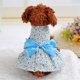 thumbnail image 3 of Ropa de mascotas Vestidos Mascotas Ropa Faldas de moda Faldas Coloridas transpirables Disfraces Suministros de fiesta para primavera verano azul M Dido Hogar, 3 of 6