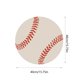thumbnail image 3 of Baseball Shaped Diatom Mud Floor Mat | Round Non-Slip Bath Mat for Bathroom & Bathtub | Super Absorbent Water Drying | Easy Care | Durable | 15.75x15.75 Inch | White | Polyester Surface, 3 of 6
