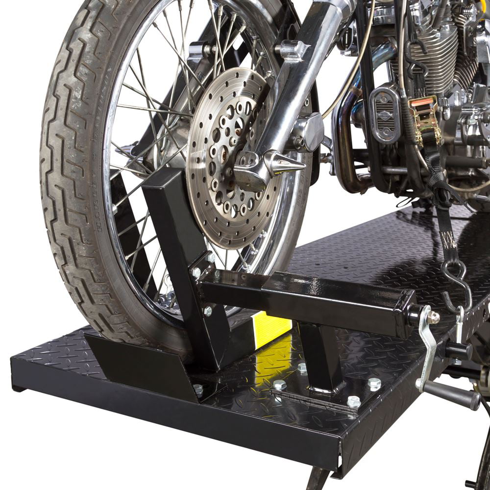 Rage Powersports Black Widow BW-1000A Air-Operated Motorcycle Lift Table