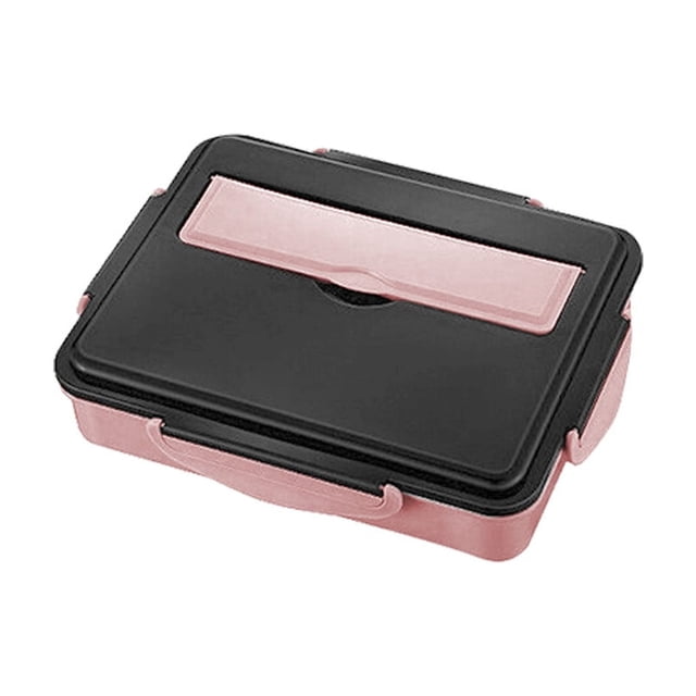 AYktou Home Organizers and Storage 1500ML Five-Compartment Stainless Steel Lunch Box For Office Workers And Students Lightweight Lunch Box With Compartments For Water Heating And Soup