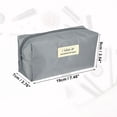 thumbnail image 2 of 1 Pc Women Waterproof Makeup Bag for Business Travel Vacation Wedding Gray Nylon, 2 of 6