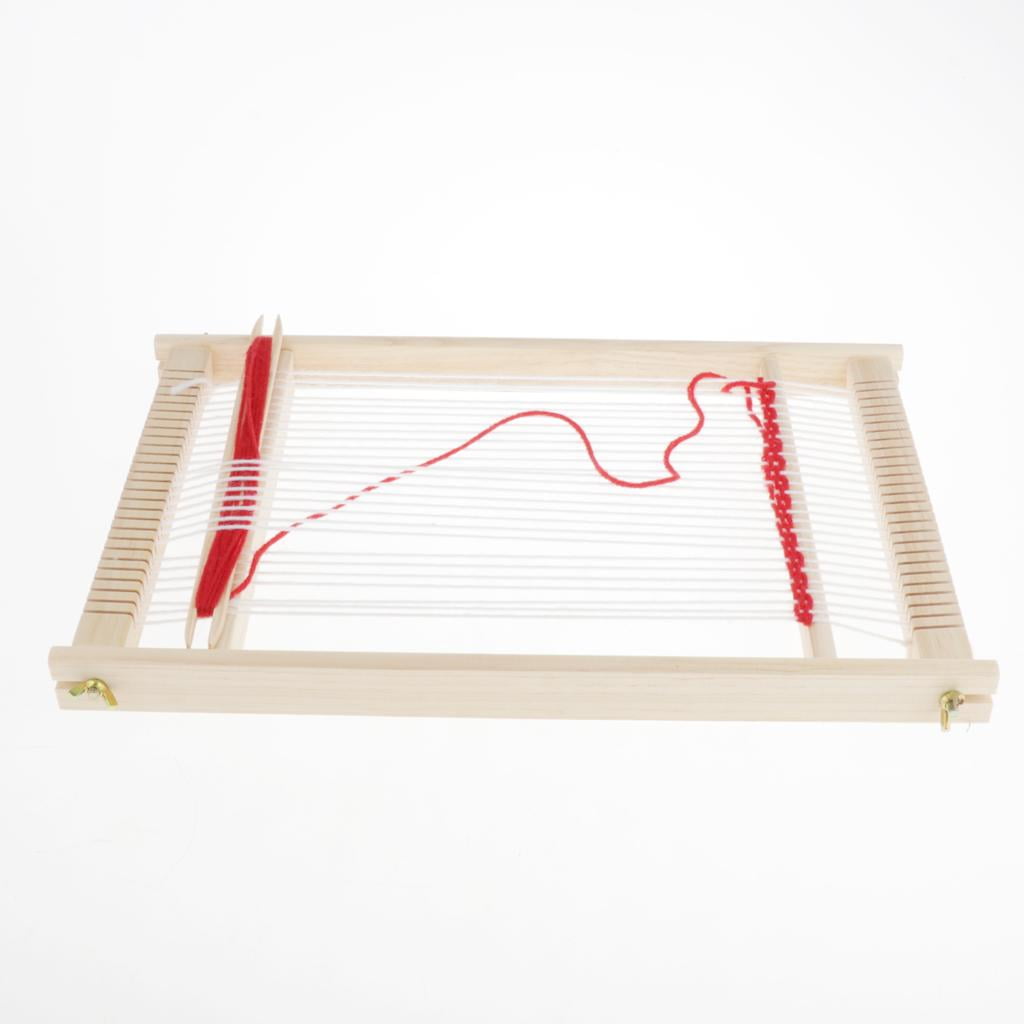 Weaving Loom Tapestry Weaving Loom for Tapestry Wall Art Weaving Large 15.55'' .92'' Wooden Weaving DIY Handcarft for Kids/Adults