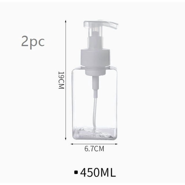 Botella que hace espuma, tipo empuje, botella desinfectante for manos, botella que hace espuma, botella dispensadora de limpiador facial