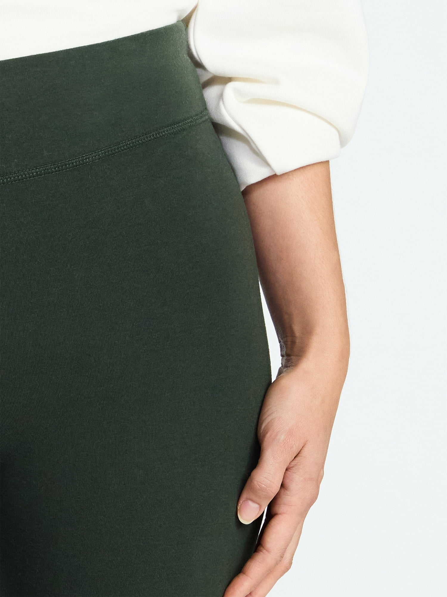 Time and Tru Women's Capri Leggings, 22" Inseam, Sizes XS-XXXL