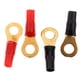 thumbnail image 1 of 4 Terminales De Anillo De Cobre De Alta Calidad, Calibre 4, Orificio 5/16, 2 Rojos, 2 Negros, 1 of 7