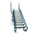 thumbnail image 3 of Techtongda Blue Side-mounted Loft Wall Ladder Stairs Hidden Attic Telescopic Folding Ladder, 3 of 15