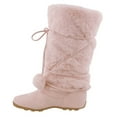 thumbnail image 4 of Talia-Hi Women Mukluk Faux Fur Boot Mid Calf Winter Snow Pink 5.5, 4 of 5