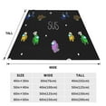 thumbnail image 5 of Among Us Ultra-Soft Micro Fleece Blanket 80"X60" Sofa Blanket, Office Lunch Blanket, 5 of 5