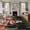 Black, variant on Round Rugs 5Ft, Mushroom Fox Round Area Rug Washable Indoor Throw Carpet, Green Leaf Butterfly Red Retro Plant Soft Non Slip Circle Rug for Cabinet Bathroom Home Decor Aesthetic