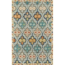 Momeni Tangier Hand Tufted Wool Blue Area Rug 2' X 3'