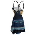 thumbnail image 5 of Moonlit Ocean Waves Summer Dresses For Women A-line Dress Sleeveless Dress, 5 of 6