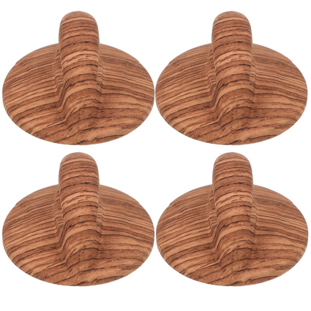 ELAYARD 4Ud Perillas Compactas Para Tapas De Olla Marrón Claro Con Material Acero Inoxidable Y Alta Resistencia