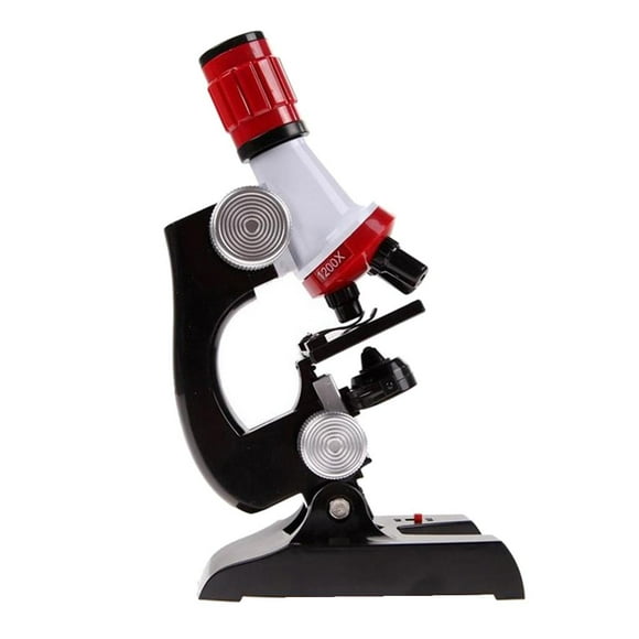Kit de Microscopio para Principiantes ( de 100X 400X 1200X) Herramienta de Laboratorio Escolar de Juguete Educativo de Ciencia Yotijar Microscopio para principiantes para niños