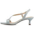 thumbnail image 2 of Journee Womens Jemry Crossover Strap Kitten Heel Dress Sandals, 2 of 9