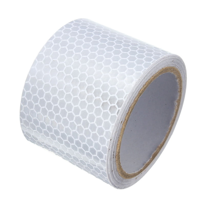White iDealhere 50mm*3M Reflective Safety Warning Conspicuity Tape Film Sticker 