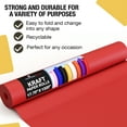 thumbnail image 5 of Crown Display Kraft Paper Roll Red 17.75" x 110 Ft, 5 of 5