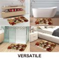thumbnail image 3 of 1pc Christmas Snowmen Absorbent Non-Slip Bathroom Thickened Flannel Rug Decor,Soft,Quick Drying,Suitable For Indoor/outdoor Use,Bathrooms,Bedrooms,Kitchens,Terrace,Laundry Rooms,16"x24", 3 of 9